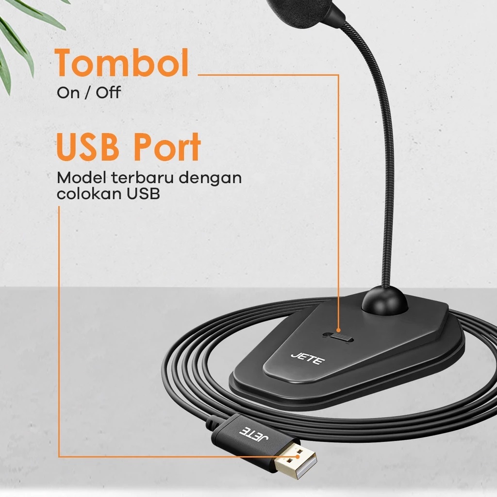 Doran Sukses Indonesia Jete Desktop Microphone  M5