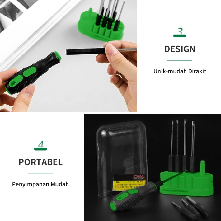 Isku 10 in 1 Set Multifunction Screwdriver  3