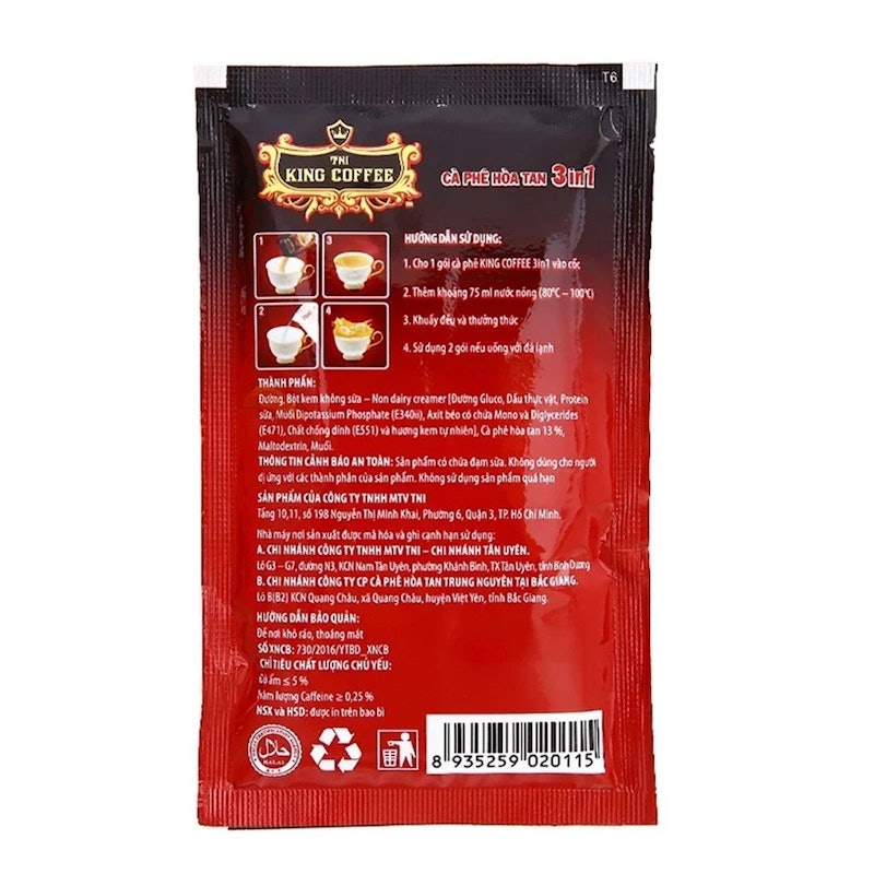 King Coffee 3 in 1 Instant Coffee