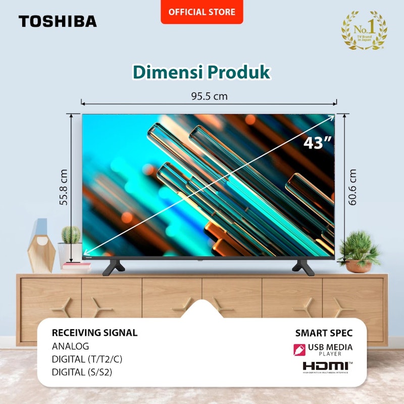 Toshiba 43" FHD Digital TV 3