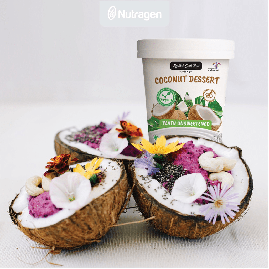 Kreasi Inovasi Prosana  Delicyo Coconut Dessert Plain Unsweetened 