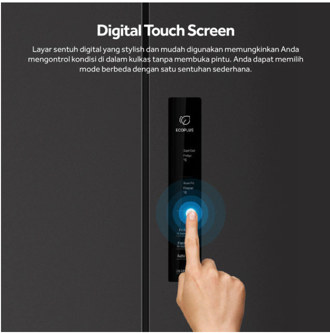 AQUA Japan AQUA Kulkas AQR-CTD506RGC(MB)