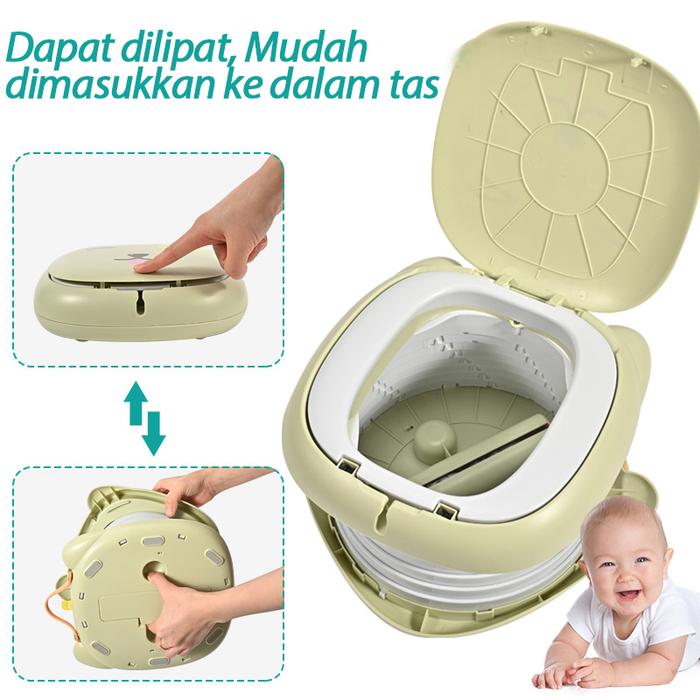  Muzy Toilet Lipat Portable Travel  HSB813