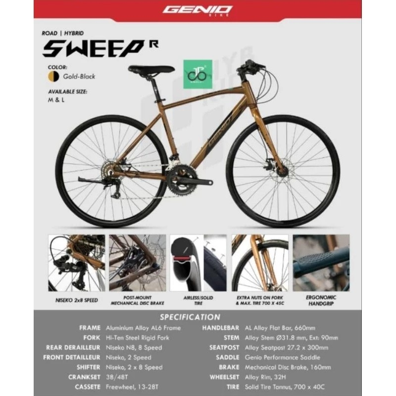 Terang Dunia Internusa  GENIO Sepeda Hybrid SWEEP R