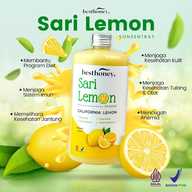 Best Honey Sari Lemon Konsentrat California Lemon 2