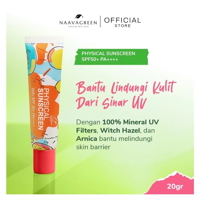 Naavagreen Physical Sunscreen with SPF 50+ PA++++ 2