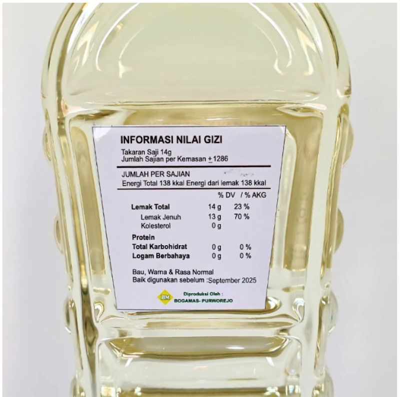 Boga Mas Minyak Kelapa 1 Liter 5