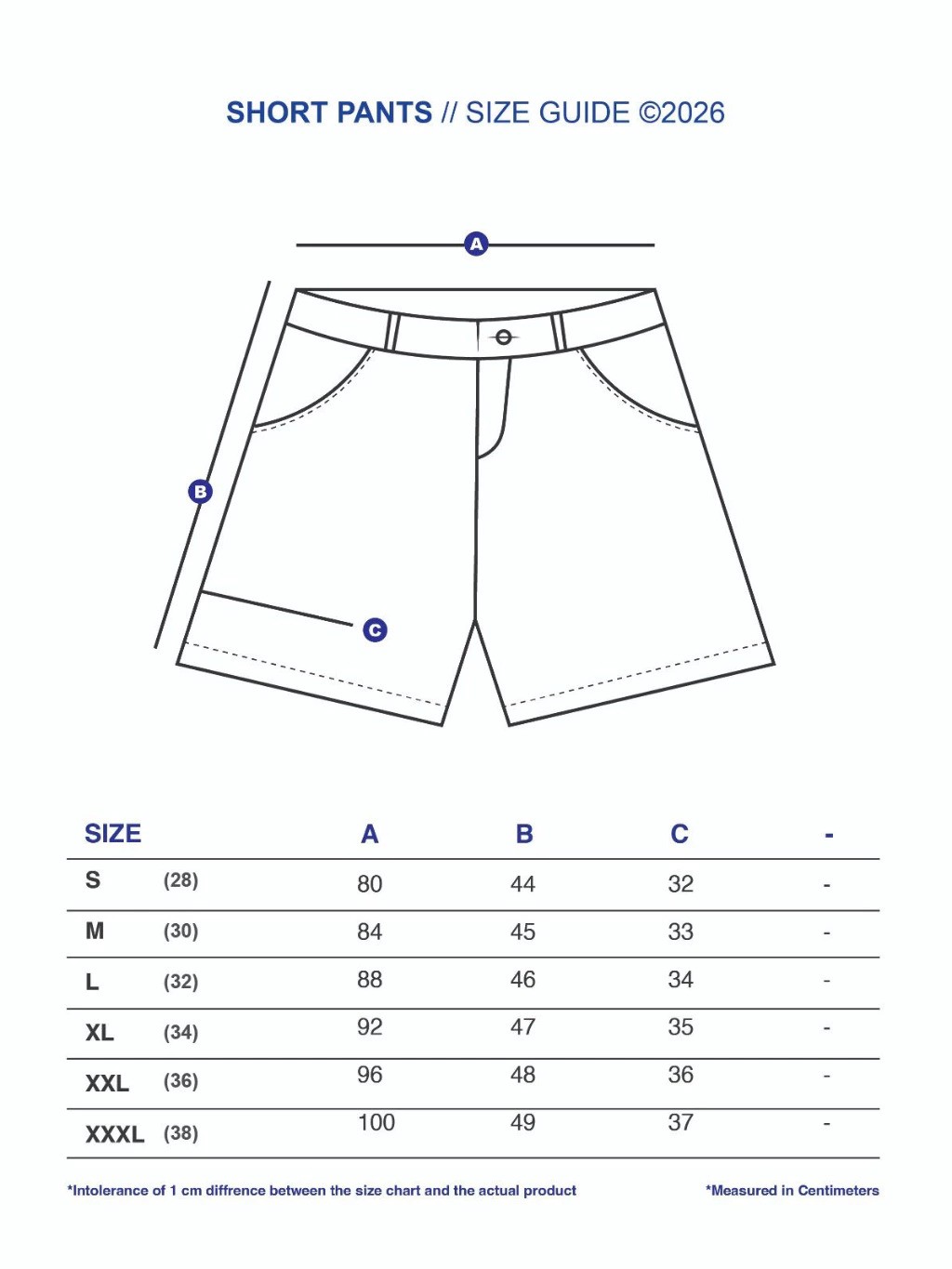 Kaza Indonesia Wear Kaza Indonesia Shortpant Basic White