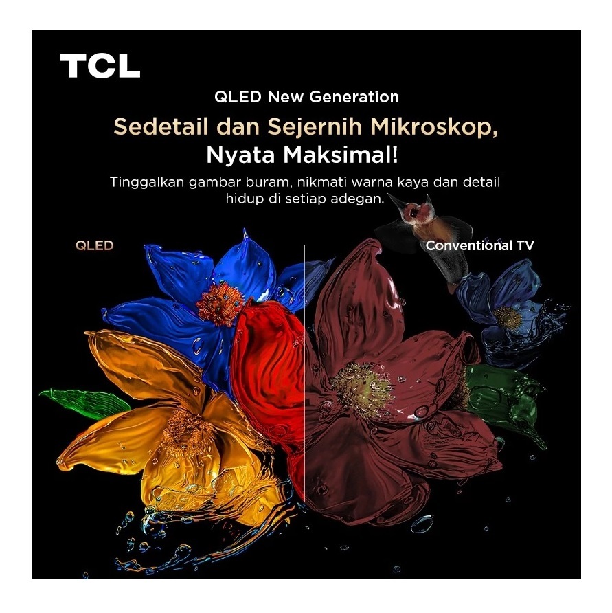 TCL Technology TCL 50 inch QLED 4K Google TV T6C