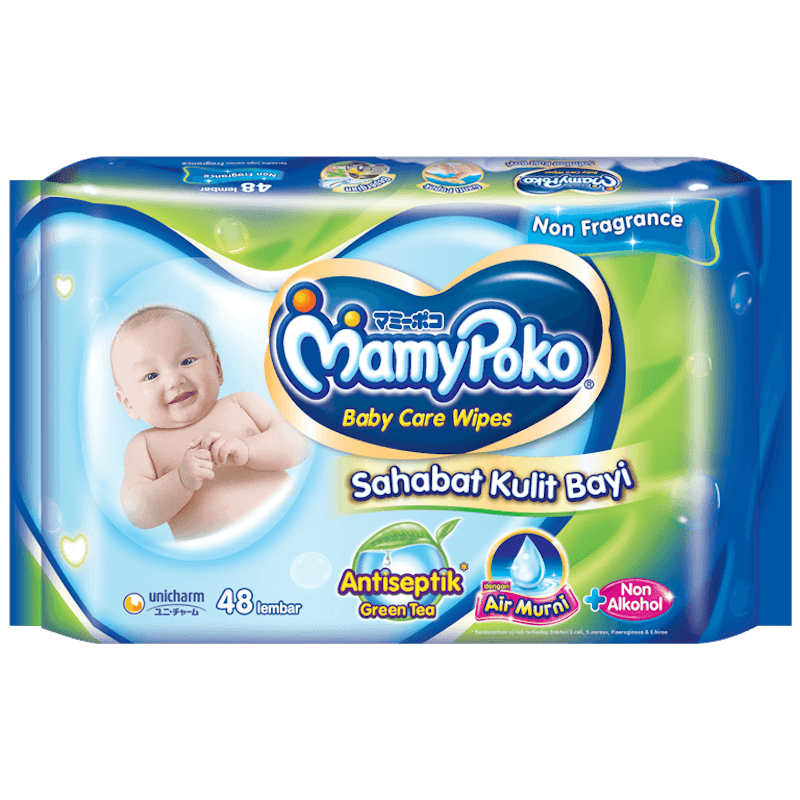 MamyPoko Tissue Basah Reguler Antiseptik 1