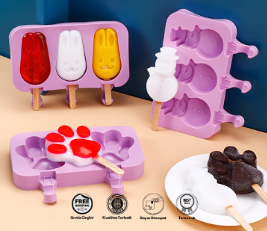 Cetakan Cokelat Silikon Stik Cokelat BPA Free 2