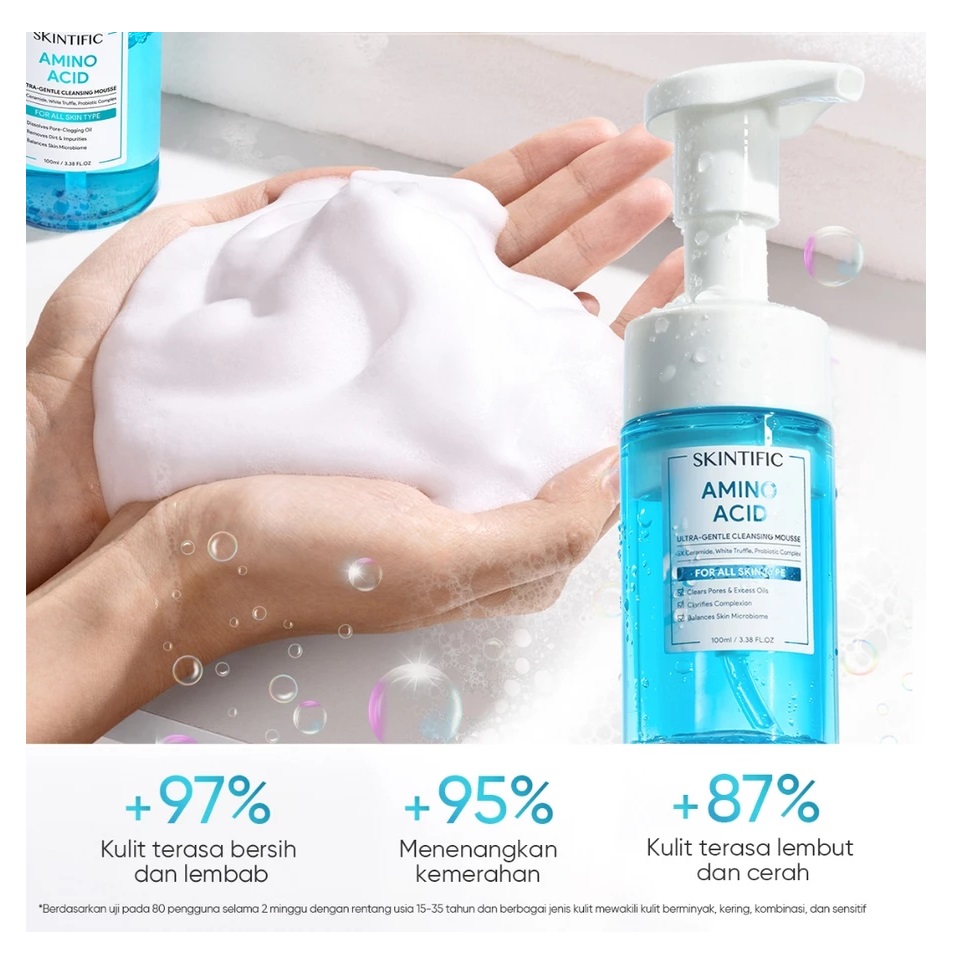 SKINTIFIC Cosmetics SKINTIFIC Amino Acid Ultra-Gentle Cleansing Mousse