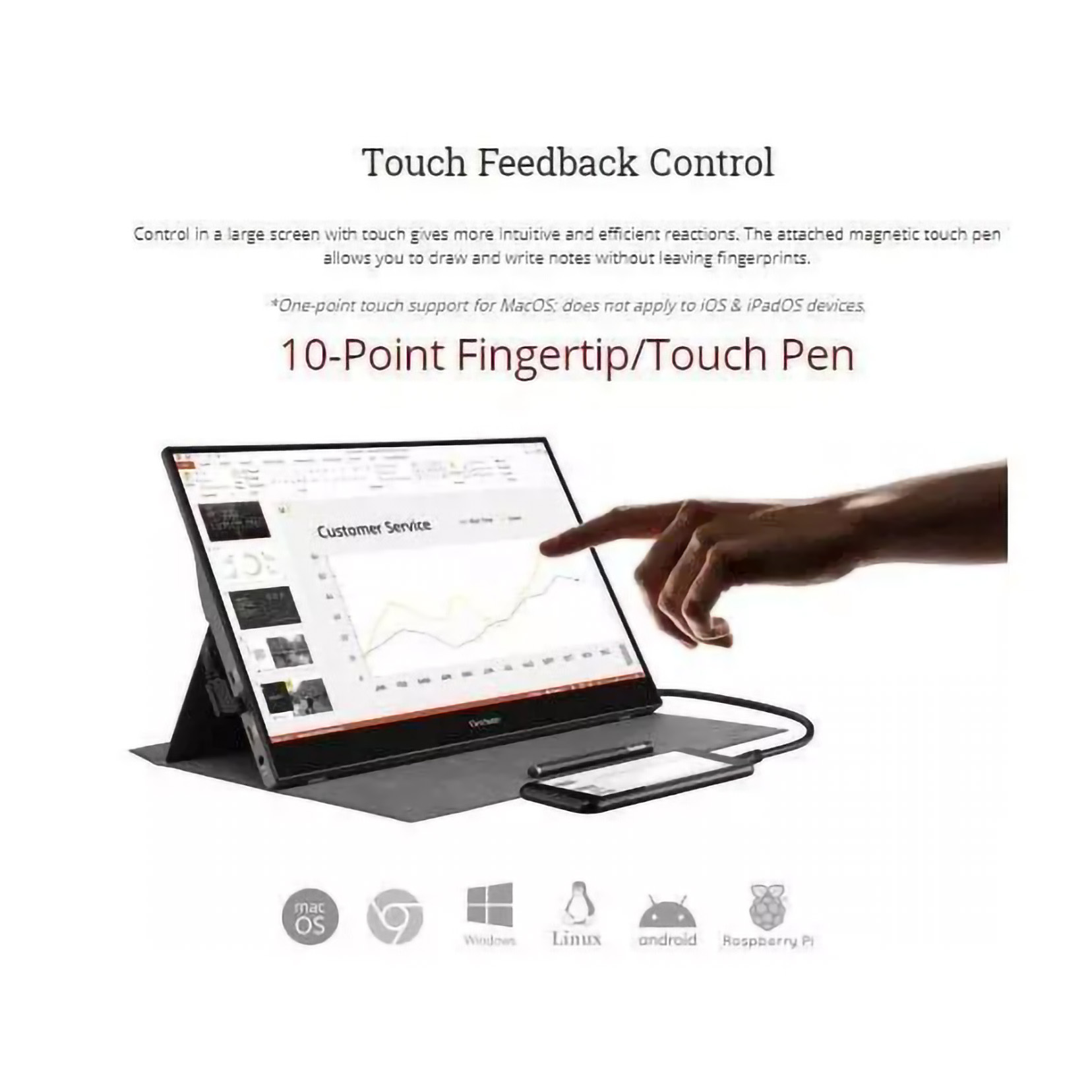 ViewSonic Corporation ViewSonic Ultra-Portable Touch Display TD1655