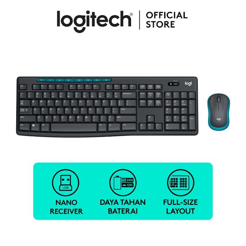 Logitech Wireless Keyboard and Mouse Combo 5