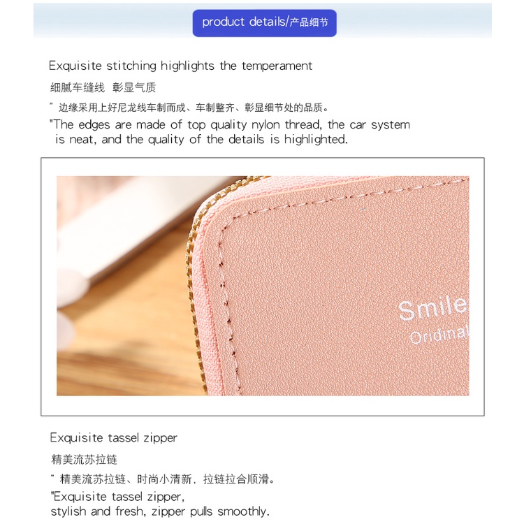 Smile Goddess Dompet Koin dan Kartu D03