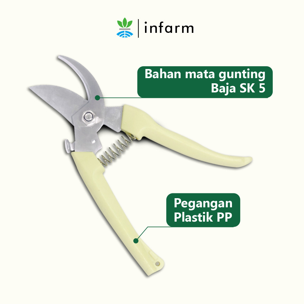 Infarm Stainless Steel Pruning Shears 3