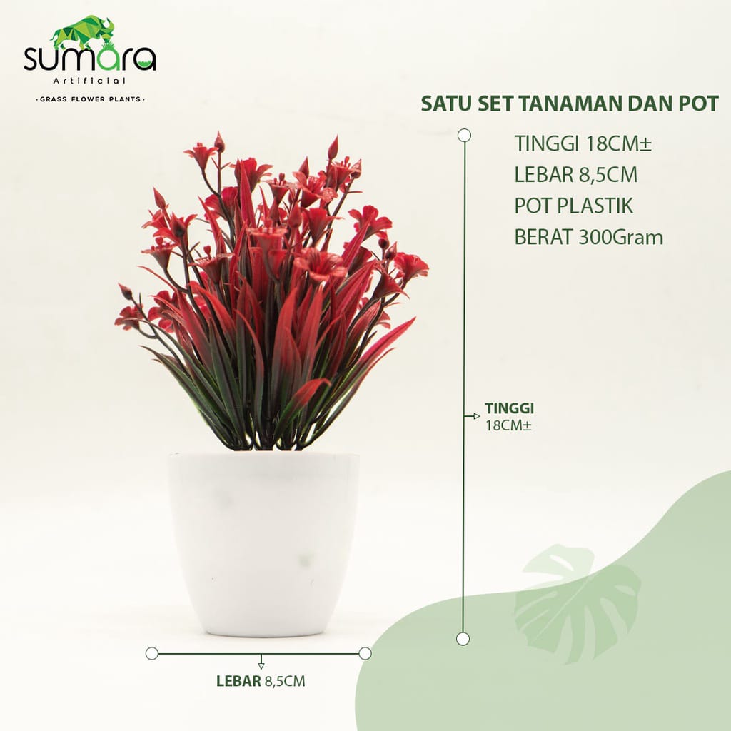 Sumara Artificial Bunga Sintetis Oenothera