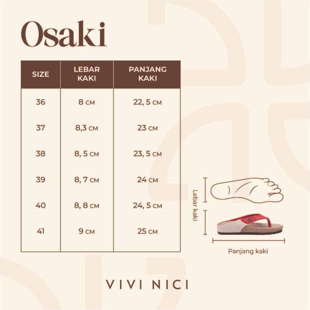 Karya Nyata Alasindo Vici Nici Osaki Sandal Jepit Wanita