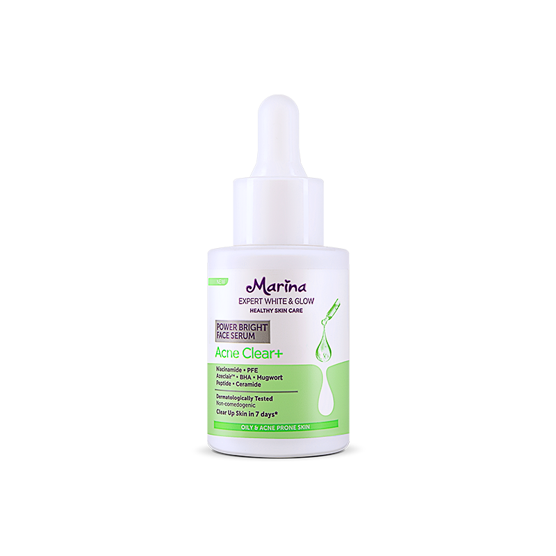 Marina ｜ Expert White & Glow Power Bright Face Serum Acne Clear+