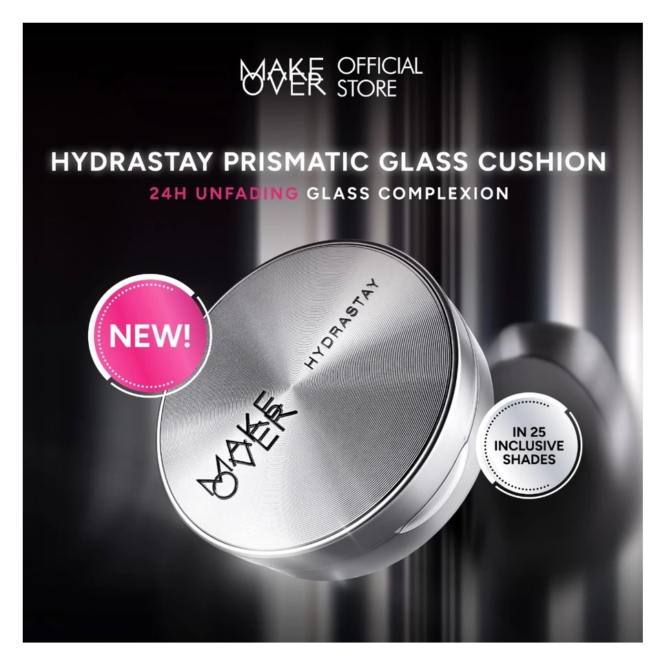 Paragon Technology and Innovation MAKE OVER Hydrastay Prismatic Glass Cushion W30 Creme Beige