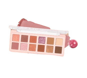 PINKFLASH ｜ PinkDessert 12 Shades Eyeshadow Palette 01 Cranberry Cookies