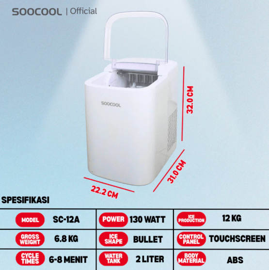 Soocool Soocool Ice Maker  SC-12A