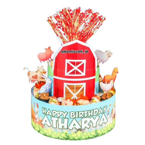 Komi Sushi Sushi Tower 2 Layer D. 25 cm 