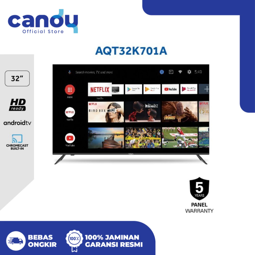 AQUA JAPAN AQUA Smart Android TV 32 Inch AQT32K701A 
