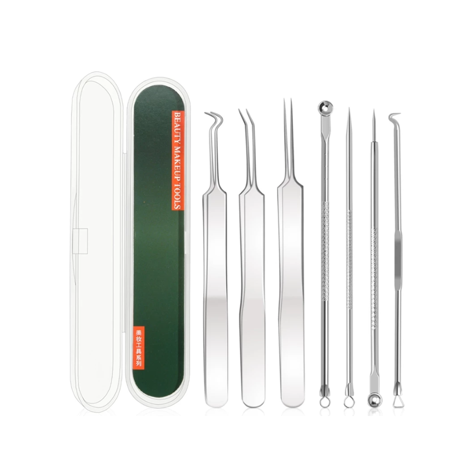 MAANGE 7 Pcs/Set Alat Extractor Komedo ｜ 3044