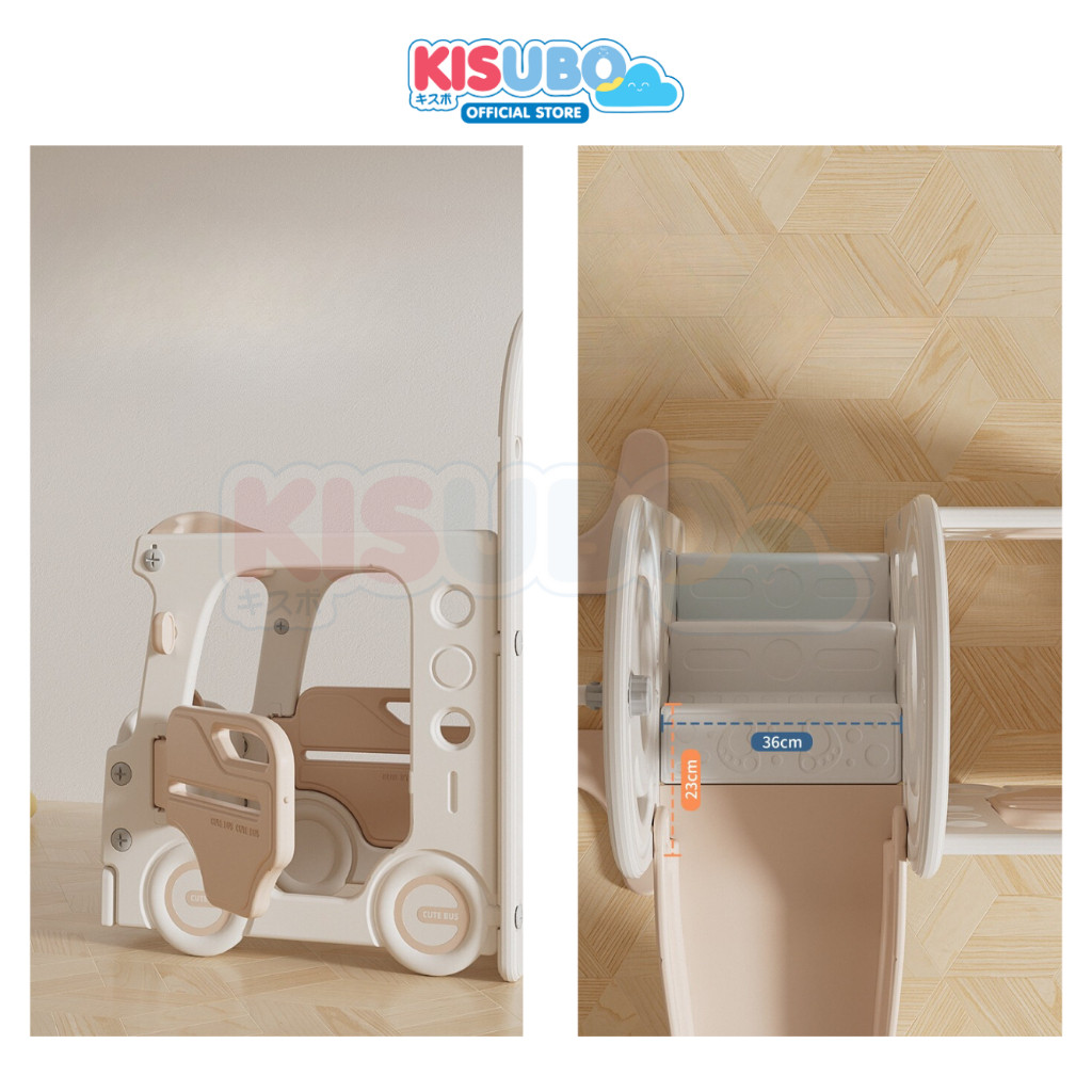 Visi Ragam Trigatra KISUBO Kids Playground 4in1 White Grey 048