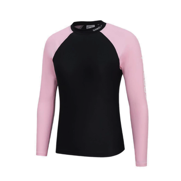 Speedo Womens EPP Rashtop Black/Pink
