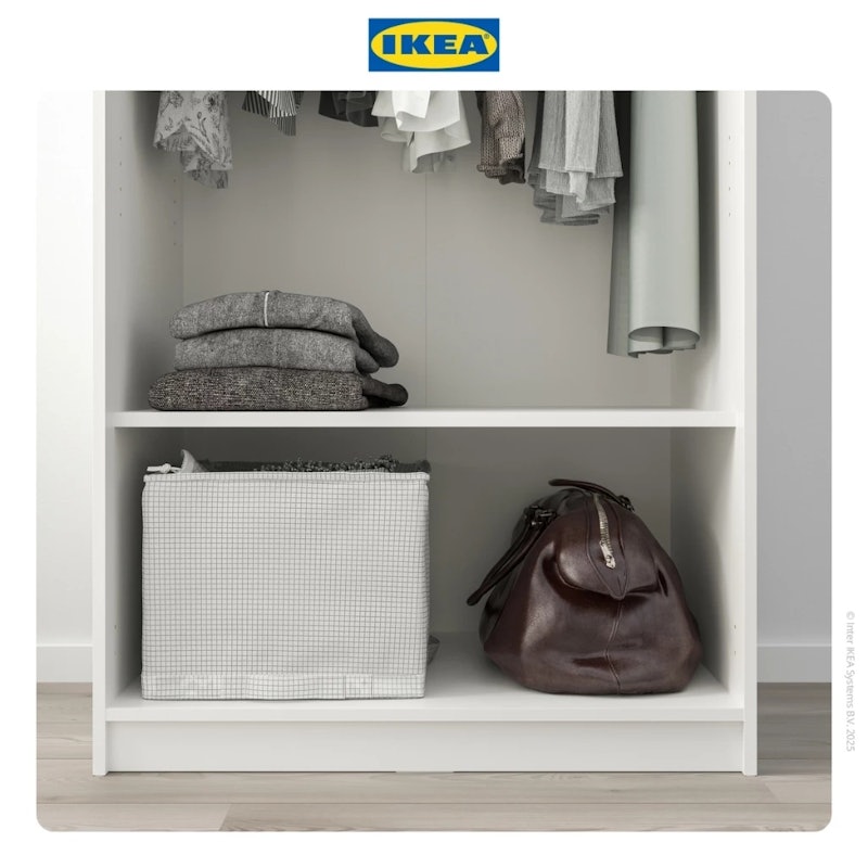 IKEA KLEPPSTAD Lemari Pakaian 2 Pintu