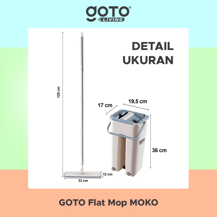 Pilar Niaga Makmur Goto Living Flat Mop Moko