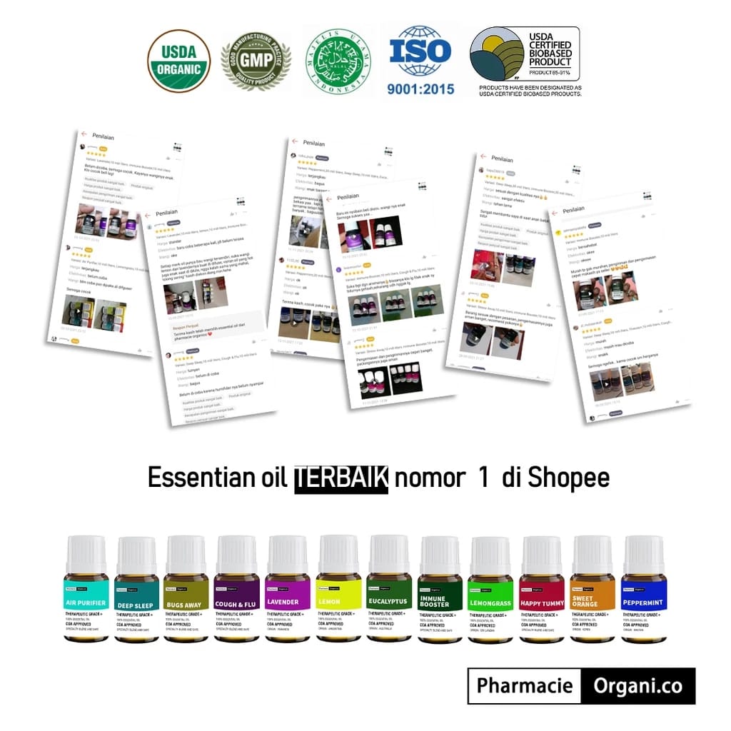 Aroma Sehat Nusantara Pharmacie Organi.Co Vanilla Therapeutic Grade+ Essential Oil