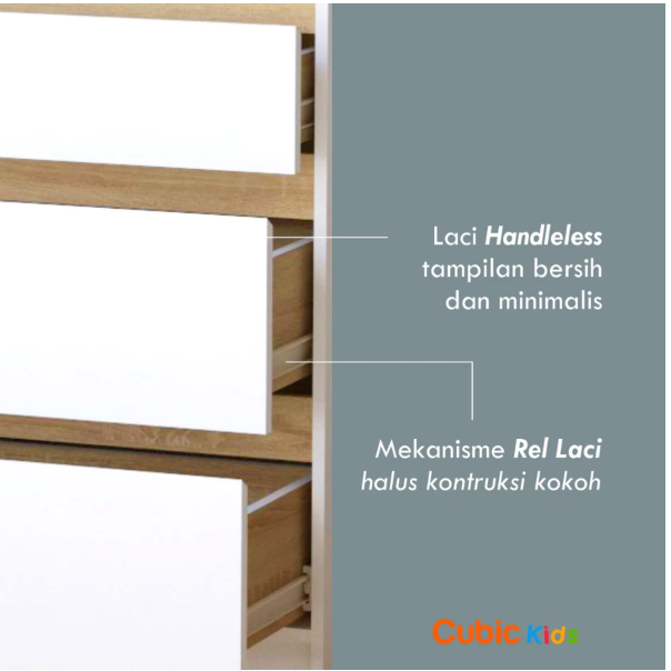 Cubic KIDS Lemari Laci LILO 4