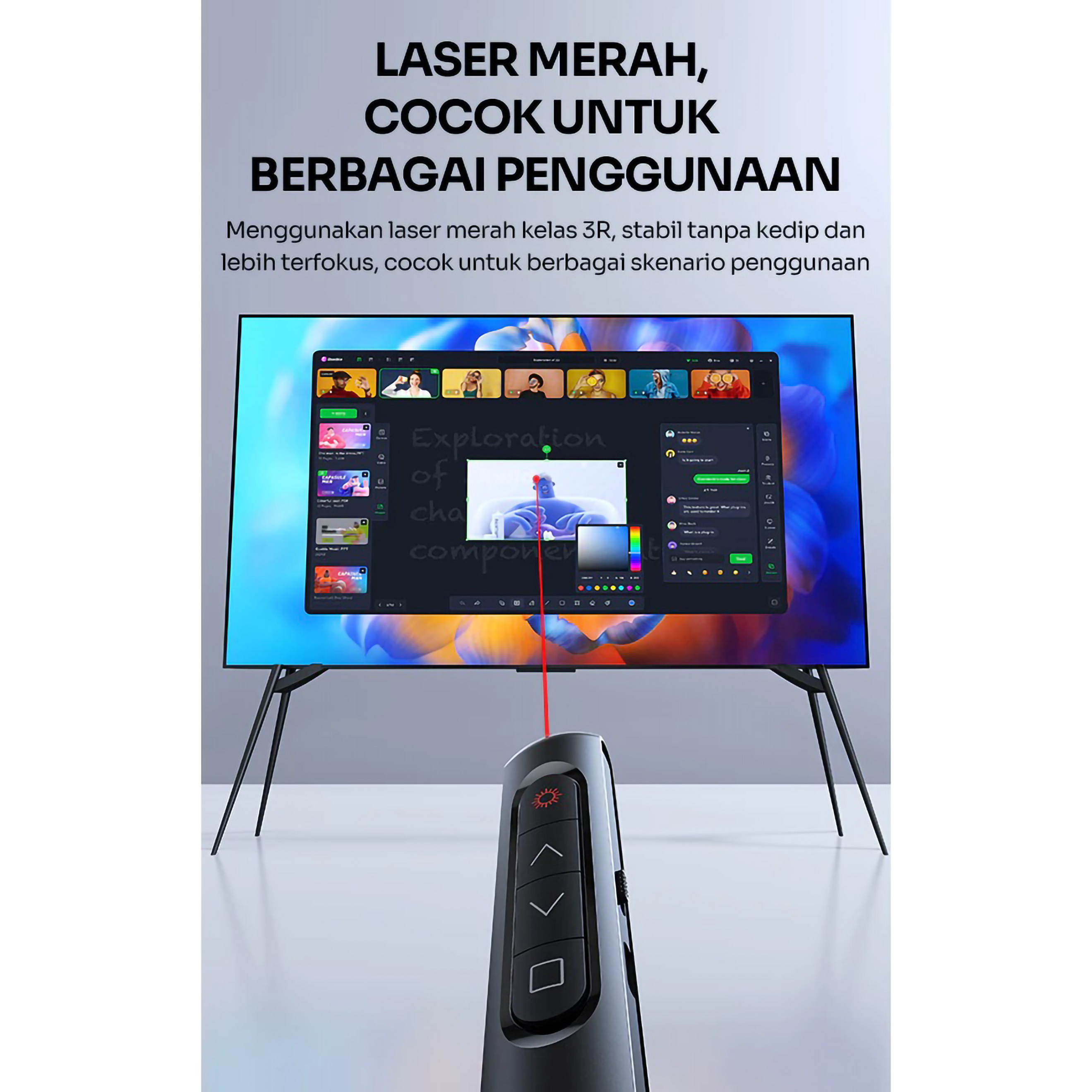 Wook Global Technology Robot Laser Page Pointer Presentation RLP-01