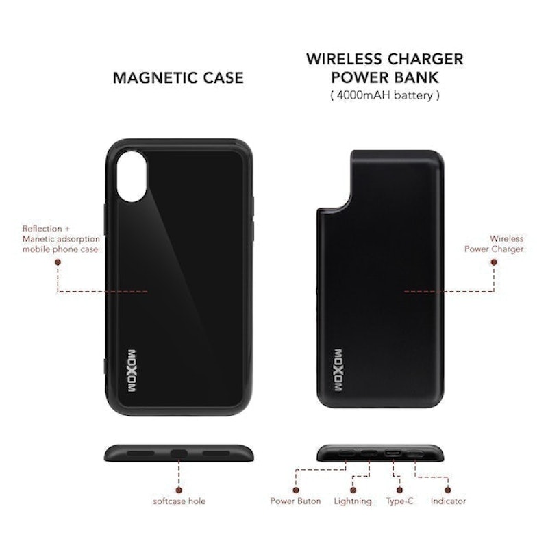 Wireless Charging + Magnetic Case Soft Case 2 in 1 4