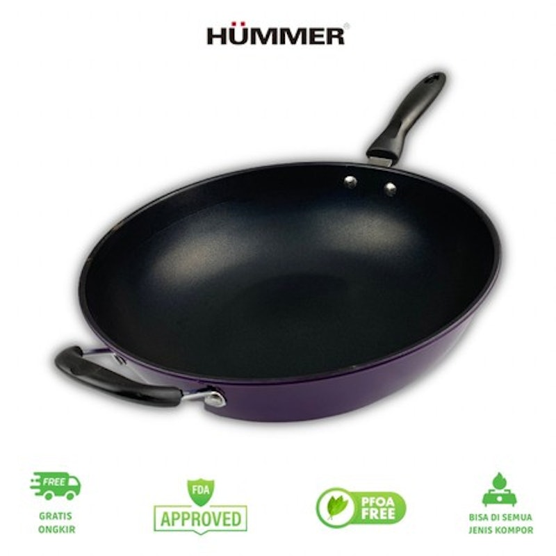 Hummer Wajan Wok Teflon 30 cm 2
