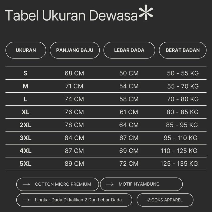  GOKS Kemeja Luxury Blossom T2123