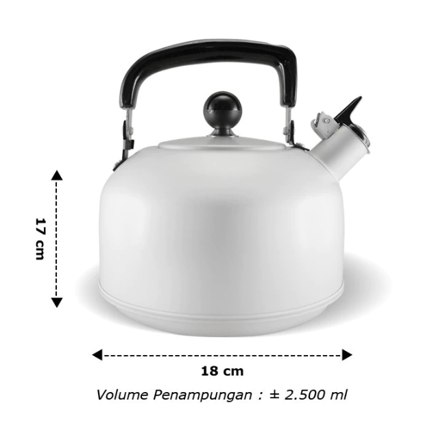 Maspion Group Maspion Silano Whistling Kettle Alumunium