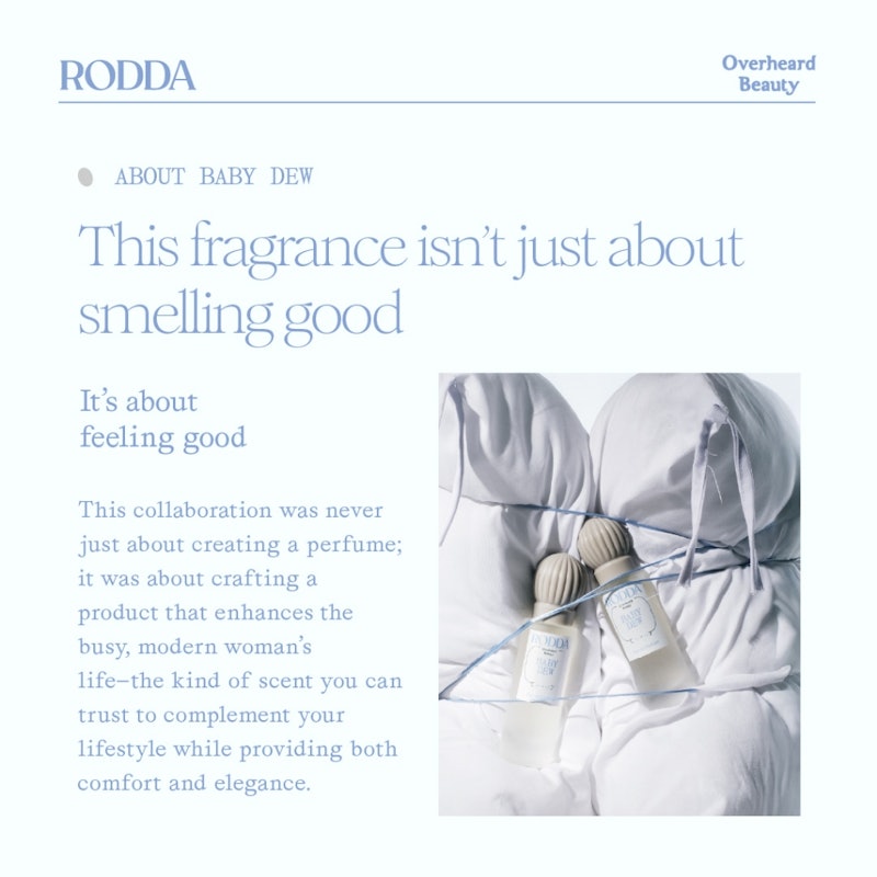 Rodda x Overheard Beauty Baby Dew Hair and Body UV Defense Eau de Parfum 5