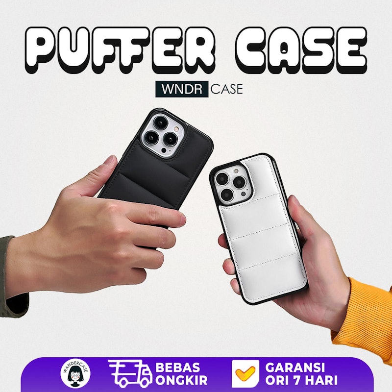 Wandercase Puffer iPhone Case Pine Green 5