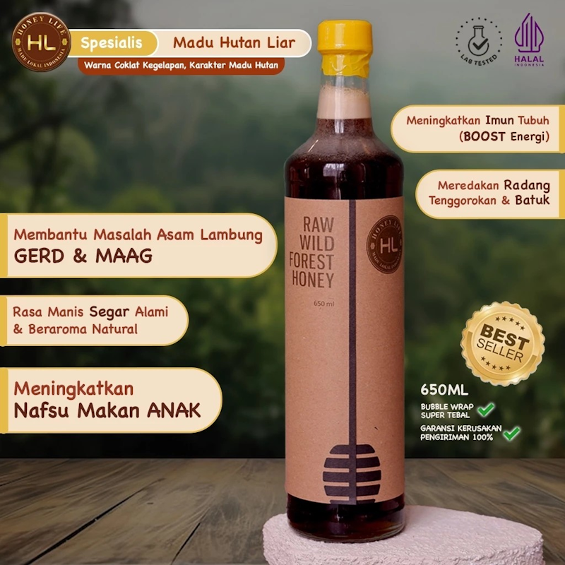 Honey Life Raw Wild Forest Honey 4
