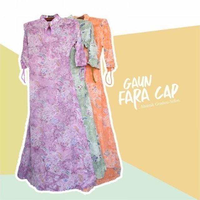 Batik Faaro Gaun Fara Cap FR-181