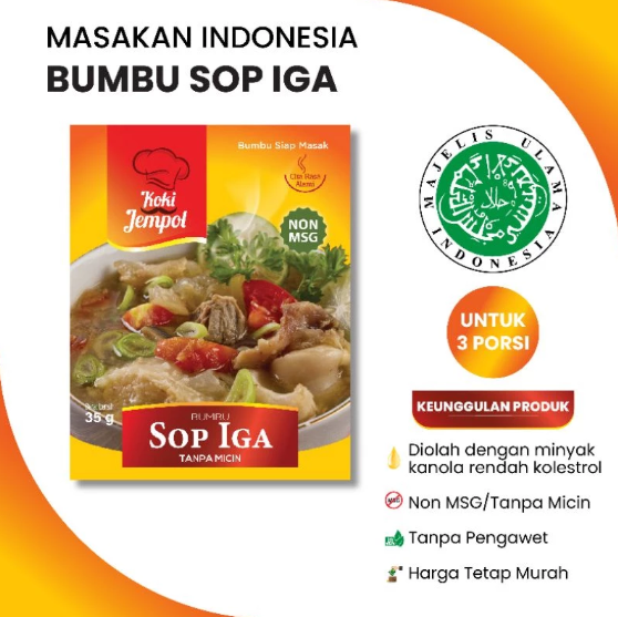 Koki Jempol Indonesia Koki Jempol Bumbu Sop Iga