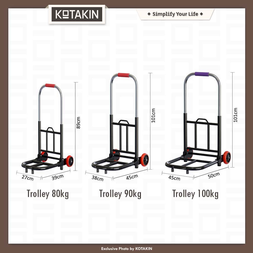 Kotakin Troli Lipat Serbaguna