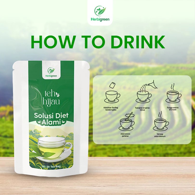 Nutri Sempurna Indonesia Herbigreen Teh Hijau