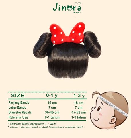 Jinora Bando Wig Minnie Mickey 
