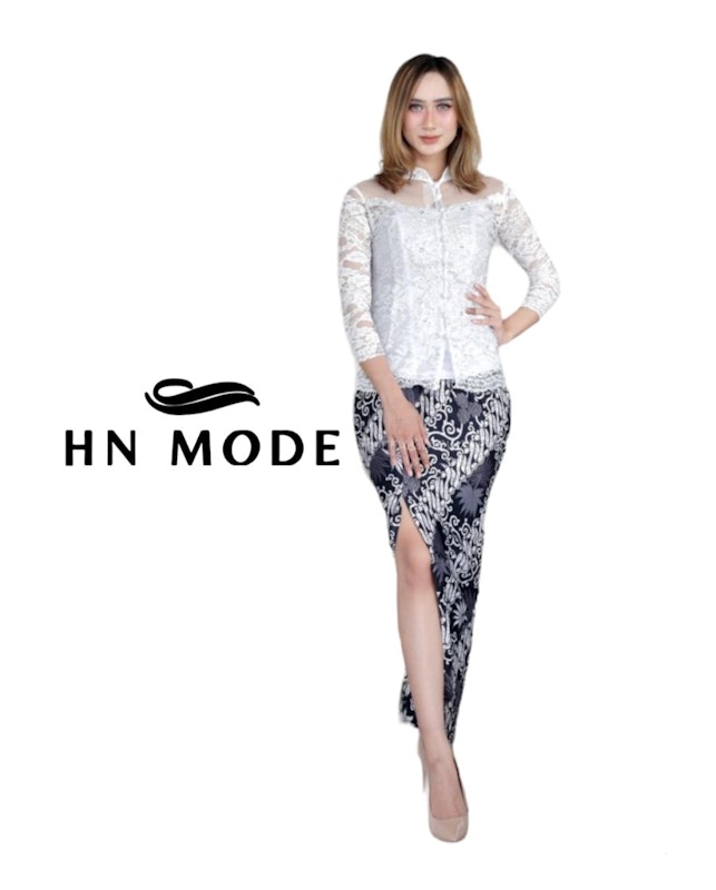 Rok Span Batik Belah Tengah 5