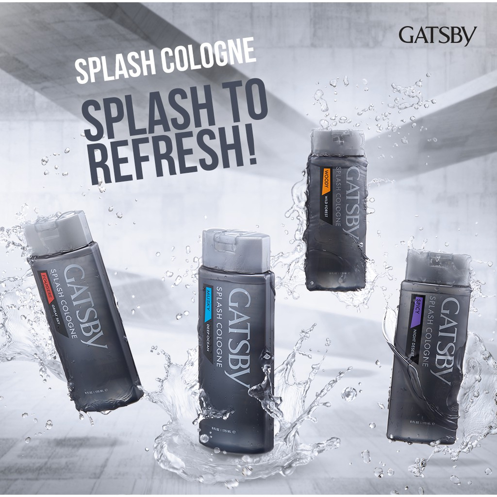 Gatsby Splash Cologne Wild Forest 4